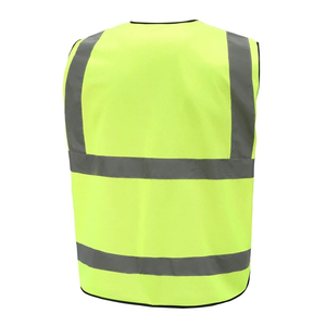 Chaleco de Seguridad de Alta Visibilidad para Hombre con Múltiples Bolsillos, Impermeable y Transpirable, Ropa de Trabajo Reflectante para Trabajos en Exteriores y Mantenimiento - Product Image 3