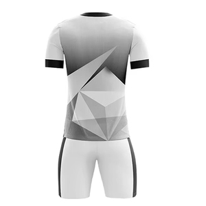 Ensemble de maillot de football personnalisé imprimé par transfert thermique, manches courtes, taille élastique, séchage rapide, évacuation de l'humidité - Product Image 6
