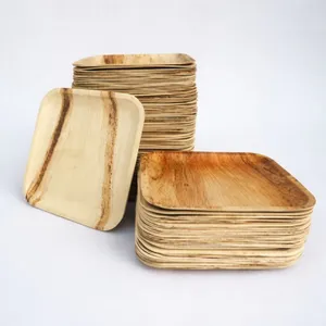 Best Quality Areca Palm <b>Plates</b> Natural Biodegradable <b>Disposable</b> Dinnerware for Weddings Parties Catering and Food Service Use - Product Image 5