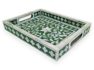 Modern Mother Of Pearl Serving <b>Tray</b> For Coffee Table Decoration Serving Drinks <b>Snacks</b> And Decorative Storage - Product Image 5