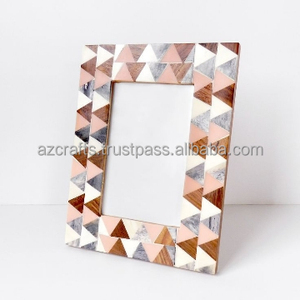 Handmade Fancy Bone Inlay Photo <b>Frames</b> Wood Resin Metal Mirror <b>Frame</b> Unique and Elegant <b>Picture</b> Display - Product Image 5