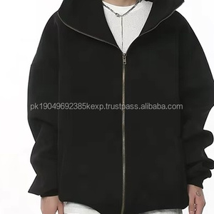 Conjunto de Sudadera con Capucha y Cremallera Doble Estilo Vintage - Product Image 2