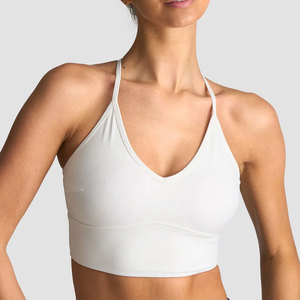 Ropa Deportiva de Verano, Bra Deportivo con Tirantes Cruzados en la Espalda, Cuello en V, Ajuste Ceñido y Elástico para Entrenamiento - Product Image 5