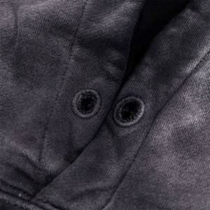 Sudadera con Capucha para Hombre, Diseño ODM Directo de Fábrica, Lavado Ácido, Color Sólido, Corte Regular, Estilo Urbano, Alta Calidad, 100% Algodón, Secado Rápido - Product Image 3