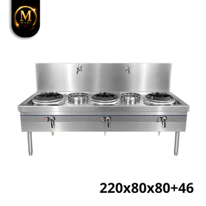 Estufa de gas triple de alta calidad para wok, de uso comercial, para cocinas industriales y restaurantes de gran escala, de proveedor malayo. - Product Image 3
