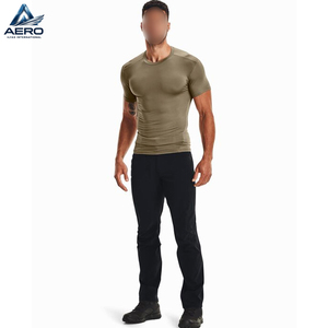 Wholesale Compression Short Sleeve T <b>Shirts</b> Custom <b>100</b>% <b>Polyester</b> Spandex Fabric Best Price Fitness Wear Compression <b>Shirts</b> - Product Image 3