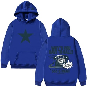 Custom Mens Light Blue Full <b>Zip</b> Soft Casual Fleece Hoodie Wholesale Cartoon Donkey Graphic Print <b>Hooded</b> Sweatshirt Jacket - Product Image 6