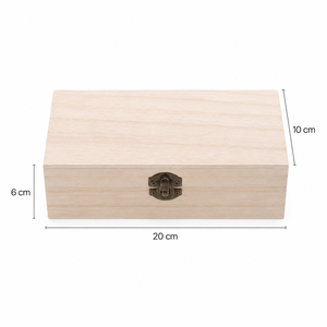 WEWOOD Custom Luxury Wooden Perfume Gift <b>Box</b> with Metal <b>Lock</b> | Eco-Friendly Solid Wood Packaging for Premium Brands - Product Image 5