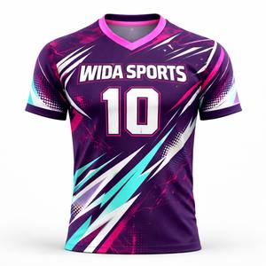 Maillot de football personnalisé en promotion – Tenue d'équipe de football à marque privée – Maillot de match léger – Production OEM - Product Image 2