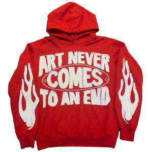 Sudadera con Capucha Unisex Oversize de Lana Ecológica Impermeable 360g de Corte Regular para Invierno - El Arte Nunca Acaba - Product Image 6