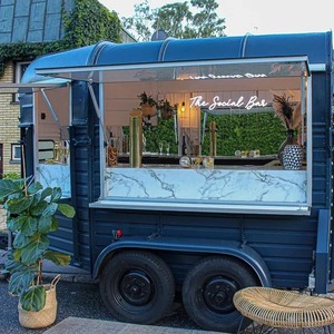 Chariots à café multifonctions, remorque alimentaire mobile, chariot alimentaire, mini camion de crème glacée - Product Image 2