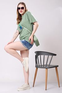 เสื้อยืดผู้หญิงขายส่ง ผ้าฝ้าย 100% ดีไซน์ทันสมัย คุณภาพสูง เสื้อยืดหรูหราสำหรับผู้หญิง - Product Image 6