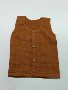 ชุดรอมเปอร์เด็กอ่อน Oaptimo Summer ผ้ามัสลินคอตตอน 100% แบบไม่มีแขน สายรัดเอว มีกระเป๋า สีพื้น เป็นมิตรกับสิ่งแวดล้อม ซักได้ ชุดบอดี้สูทสำหรับเด็กทั้งชายและหญิง - Product Image 2