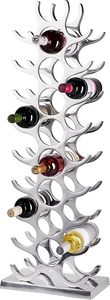 Best Selling Amazing Aluminum <b>Wine</b> Bottle Holder With Elegant Design For Home Bar And Table Decoration - Product Image 6