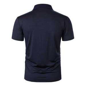 2026 New Men's <b>Classic</b> Lapel Long Sleeved Polo Shirt Solid Color Business Casual Breathable Wrinkle Resistant - Product Image 2