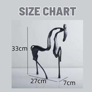 Objeto Decorativo de Metal con Forma de Caballo, Ideal para Decoración de Mesas de Hotel, Restaurante, Vestíbulo, Escritorio y Oficina - Product Image 6