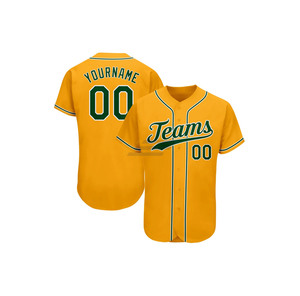 Maillots de baseball unisexes en gros OEM, respirants, personnalisés, grande taille, design imprimé, séchage rapide, sublimation - Product Image 1