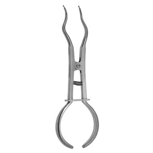 Pince à barrage en caoutchouc Ainsworth à poignée lisse, instruments dentaires en acier inoxydable, pince dentaire pour barrage en caoutchouc, forceps pour barrage en caoutchouc - Product Image 2