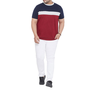 T-shirt de sport pour homme à manches courtes 100 % coton, haute élasticité, respirant, de luxe, uni, coupe ajustée, anti-plis - Product Image 5