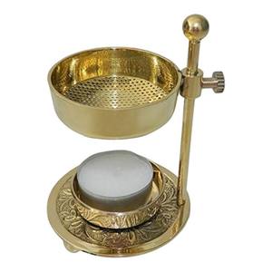 เตาเผาเครื่องหอมทองเหลือง กลิ่นจัสมิน ไม้จันทน์ ไม้กฤษณา งานแฮนด์เมด ดีไซน์พิเศษ ปรับความสูงได้ สำหรับฤดูใบไม้ผลิและฤดูร้อน - Product Image 2