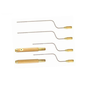 Ensemble de tubes d'aspiration Frazier réutilisables en acier inoxydable avec poignée, instrument chirurgical ORL, canule d'aspiration médicale CE OEM - Product Image 2