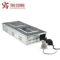Piège à rats en métal lot de 10, souris avec couvercle transparent, anti-rongeur, Design Unique, vente en gros, non toxique, pour l'intérieur et l'extérieur