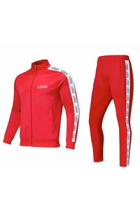 Conjunto Deportivo Informal Personalizado para Hombre, Chaqueta de Entrenamiento con Cremallera Completa, Pantalones Deportivos, Secado Rápido, 100% Poliéster, para Gimnasio y Running - Product Image 5