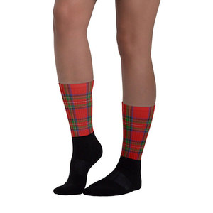Calcetines de Tartán Royal Stewart, Duraderos y Cómodos, Calcetines Tradicionales Escoceses para Hombre, Proveedor de Fábrica - Product Image 3