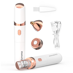 Rasoir électrique Conduroma, épilateur pour le <span class=keywords><strong>visage</strong></span>, le <span class=keywords><strong>menton</strong></span>, les bras, les jambes, les aisselles, épilateur indolore 3 en 1, <span class=keywords><strong>épilation</strong></span> pour femmes - Product Image 1
