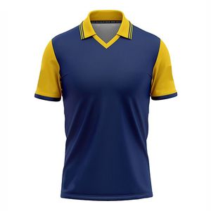 เสื้อโปโลฟุตบอลสีตัดกัน คอวี แขนสั้น ชุดฝึกซ้อมสำหรับทีม - Product Image 3