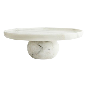 Travertine Natural Stone Handcraft Travertine Decoration Serving Tray Round Living Room Storage Tray <b>Marble</b> Cupcake <b>Stand</b> - Product Image 4