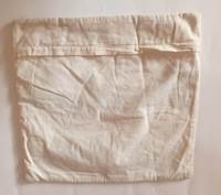 Housse de coussin en lin brodée sur mesure, style bohème, décoration d'intérieur, motif alphabet