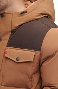 Chaqueta Parka Larga Impermeable de Lona con Cola de Pez OEM, Abrigo Estándar de Invierno con Capucha de Piel Sintética, Venta Directa de Fábrica, Precio al por Mayor - Product Image 6