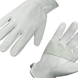 EN420 Certified HSI-0018 Leather Driver Safety <b>Gloves</b> Elastic Wristlet Fire Proof Anti-Impact (Level 1) Cold Anti-Chemical - Product Image 6