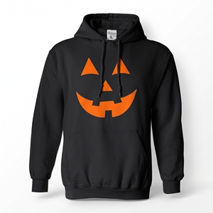 Sudadera con Capucha para Hombre con Diseño de Calabaza Naranja para la Víspera de Todos los Santos, Sudadera Informal con Capucha, Corte Regular, Material de Felpa, Sudaderas con Logotipo Personalizado - Product Image 1