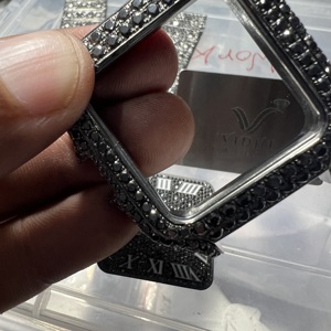 2023 marca superior de lujo Unisex reloj deportivo mecánico automático personalizado Hip Hop diamante VVS Moissanite oro blanco Silicona - Product Image 3