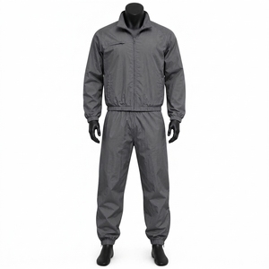 Conjunto de Traje de Dos Piezas de Pana para Hombre al por Mayor, Transpirable, Estampado, Color Sólido, Chaqueta de Manga Larga y Pantalones, Casual, para Adulto, Primavera Otoño - Product Image 3