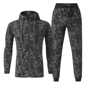 Conjunto Deportivo Personalizado para Hombre, Diseño de Moda, Sudadera para Correr de Invierno, Conjunto de 2 Piezas con Estampado Técnico - Product Image 3