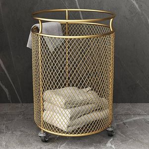 Cesto de lavandería de hierro resistente para área de lavado con alambre metálico de gran calibre y estructura estable para uso diario - Product Image 6