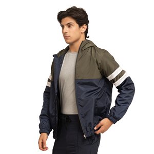 Premium Men's Windbreaker <b>Jacket</b> Water Resistant <b>Lightweight</b> Hooded Sports Outdoor Hiking <b>Running</b> Travel <b>Jacket</b> OEM ODM Private - Product Image 3
