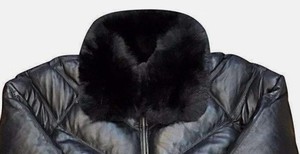 Chaqueta Bomber de Nuevo Estilo, Transpirable, Resistente al Viento, Reversible, Lista para el Invierno, con Cuello Camisero, Decoración de Piel de Zorro, Cierre de Cremallera, Cosido a Máquina - Product Image 4