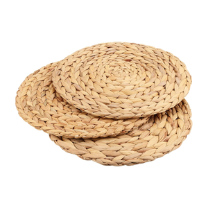 Vietnamese Handmade Water Hyacinth Round Placemats for Dining Table Various Sizes <b>Cheap</b> Price - Product Image 3