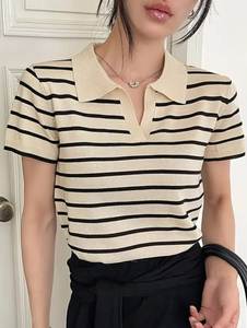 Nouveauté - Chemise polo pour femme 100% coton - Manches courtes classiques - Style élégant et décontracté - Chemises de golf - Exportation du Bangladesh - Product Image 3