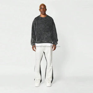 Pantalones Deportivos de Hombre Estilo Hip Hop, Ligeros, de Cintura Alta, Transpirables, de Secado Rápido, Tejido Elástico Combinado - Product Image 2