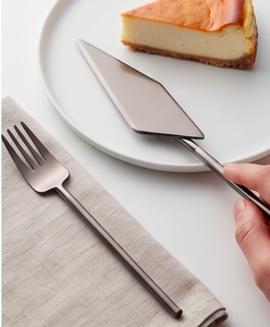 Ensemble de couverts minimalistes en métal, finition mate, résistant à la rouille, pour la restauration, fourchette, cuillère, couteau, pour une utilisation sur la table à manger - Product Image 3