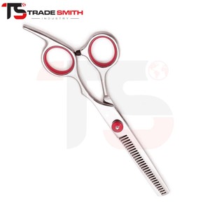 Tijeras de entresacar clásicas TSI para barbería, herramienta profesional para texturizar el cabello, para uso en salón. - Product Image 4