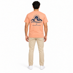 T-shirt homme en coton 100% de haute qualité, style streetwear vintage, effet délavé, impression personnalisée, coupe oversize, effet acid wash. - Product Image 3