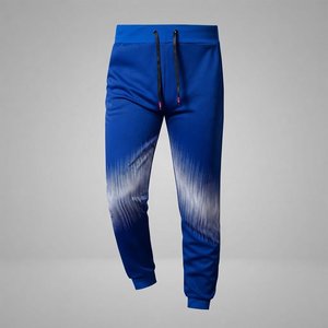 Conjunto de Sudadera con Capucha y Pantalones para Hombre con Logotipo Personalizado, Color Degradado, Tejido de Punto, Ropa Casual de Otoño, Ropa Deportiva para Exteriores - Product Image 5