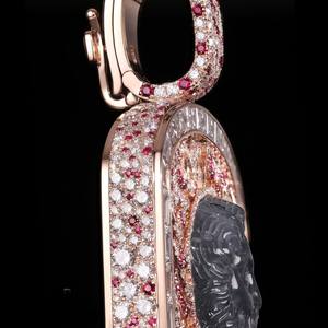 Colgante de Perro con Jesús Luchando Contra el Diablo, de Plata de Ley 925 y Diamante Moissanita VVS, Joyería Hip Hop, Regalo para Fiesta, para Hombre - Product Image 3