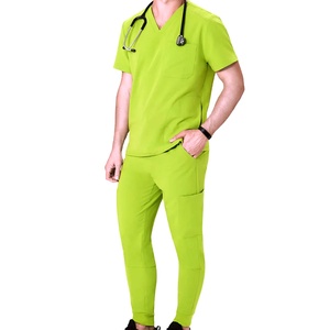 Combinaison de travail médicale de haute performance, fabricant OEM, conception d'équipe personnalisée, tissu en toile écologique, combinaison de travail médicale personnalisée avec logo - Product Image 5